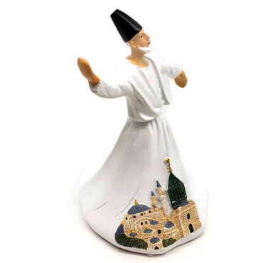 Myros - Mevlana Dervish Themed Polyester Music Box Figurine