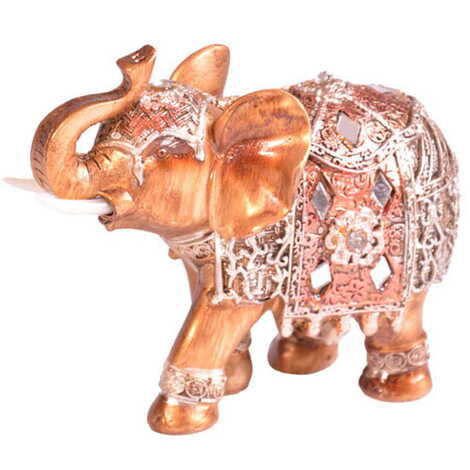 Polyester Elephant Figurine No:2 120x50x90 mm - 1