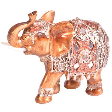 Polyester Elephant Figurine No:2 120x50x90 mm