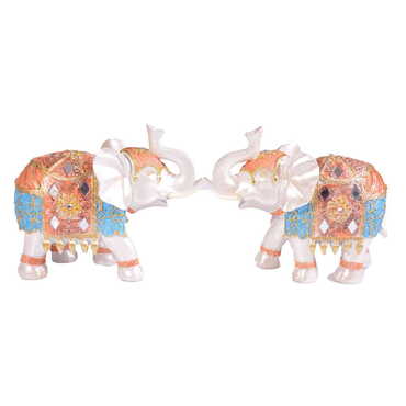 Myros - Polyester Elephant Figurine No:7 260x90x225 mm