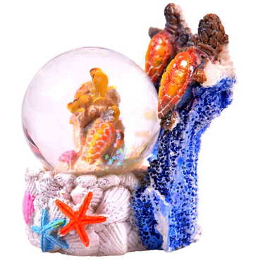 Polyester 2 Turtles Snow Globe 35mm - Standart - 3
