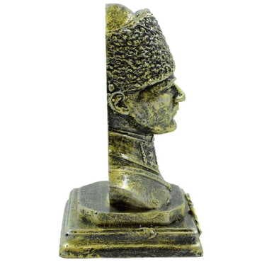 Polyester Ataturk Bust Figurine Small Size 88X160X88 Mm - 5