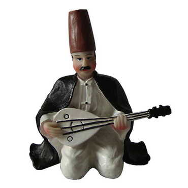 Polyester Music Figurine Set 75X60X140 mm - Thumbnail