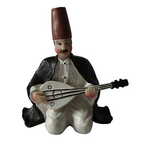 Polyester Music Figurine Set 75X60X140 mm