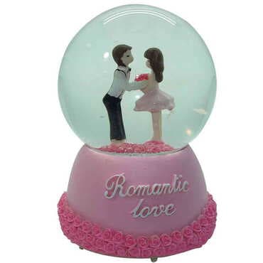 Toptan Orta Boy Cam Küre Romantic Love No:39 - 7
