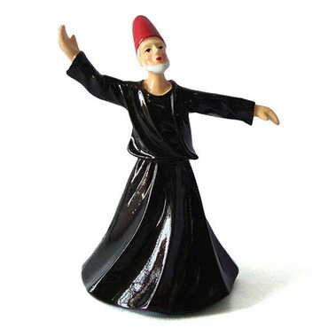 Polyester Plant Blue Dervis Figurine 10 Cm - Myros