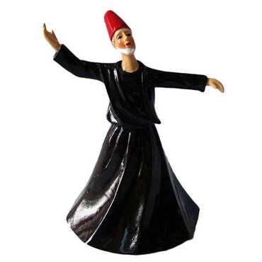 Polyester Plant Blue Dervis Figurine 15 Cm - Myros