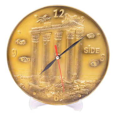 Side Themed Polyester Desktop Clock - 3