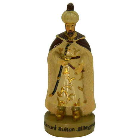 Polyester Suleiman The Magnificent Figurine Of 10 Cm