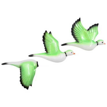 Polyester Triple Swallow Wall Hanging Decor - Thumbnail