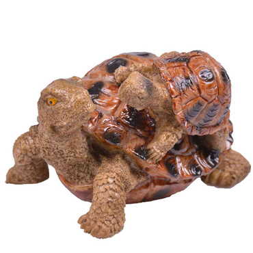 Myros - Polyester Turtle And Baby Turtle Figurine
