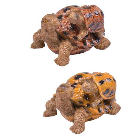 Polyester Turtle And Baby Turtle Figurine - 2