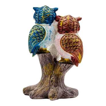 Polyester Trio Branch Owls 12 cm - Standart - 2