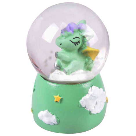 Polyester Unicorn Theme Snow Globe 40x40x67 mm