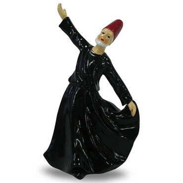 Myros - Polyester Whirling Blue Dervishes Figurine 11 Cm