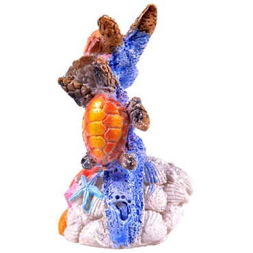 Polyester Feeding Pearly Turtle Figurine - PSM46(2) - 2