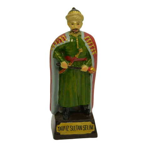 Polyester Yavuz Sultan Selim Figurine 13 Cm - 1