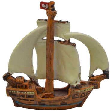Izmir Themed Polyester Sailing Desktop Decor 25x80x80 mm - Standart - 2