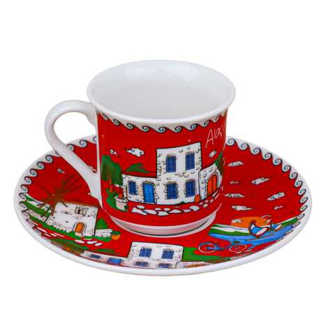 Porcelain Two Piece Coffee Set - 3