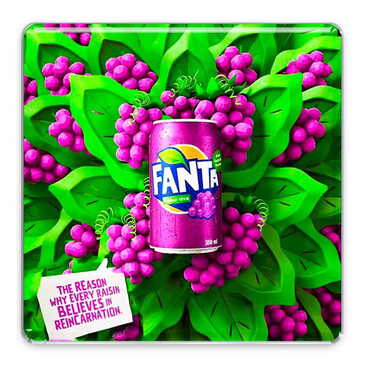 Promotional Epoxy Dome Mini Square Souvenir Fridge Magnet 35x35 mm