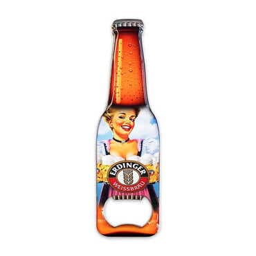 Promotional Beer Bottle Shaped Metal Magnetic Bottle Opener 130x39 mm - Standart - 2