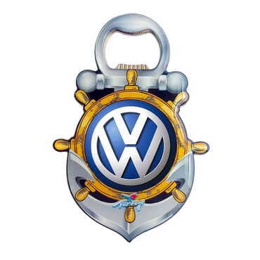 Promotional Anchor Shaped Metal Magnetic Bottle Opener 105x72 mm