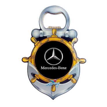 Promotional Anchor Shaped Metal Magnetic Bottle Opener 105x72 mm - Standart - 2