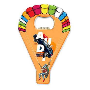 Promotional Parachute Shaped Metal Magnetic Opener 113x75 mm - Standart - 2