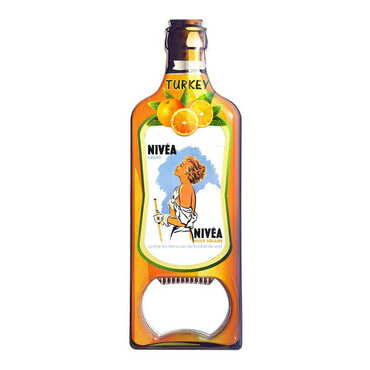 Promotional Bottle Shaped Metal Magnetic Bottle Opener 115x39 mm - Standart - 2