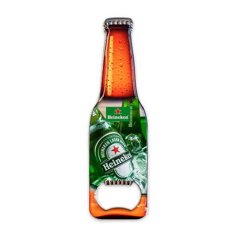 Promotional Beer Bottle Shaped Metal Magnetic Bottle Opener 130x39 mm