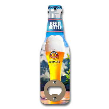 Promotional Beer Bottle Shaped Printed MDF Wooden Bottle Opener 200x59 mm - Thumbnail