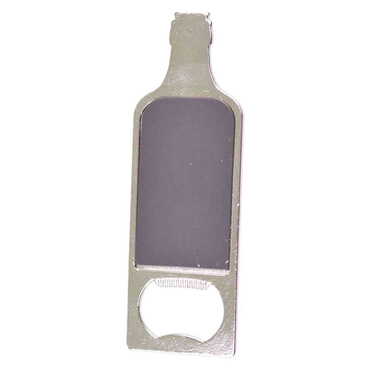 Promotional Bottle Shaped Metal Magnetic Bottle Opener 115x39 mm - Thumbnail