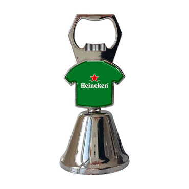 Promotional Collectible Souvenir Double Face Metal Bell With Opener 44x94 mm - Thumbnail