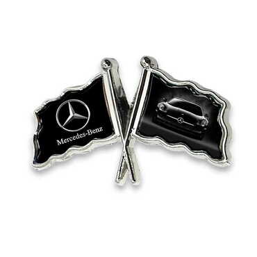 Myros - Promotional Customised Souvenir Metal Double Flag Pin