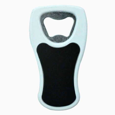 Promotional Customised UV Printed Beer Glass Shape Plastic Base Bottle Opener 52x97 mm