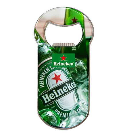 Promotional Customizable Metal Magnetic Bottle Opener 90x45 mm