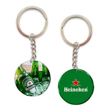 Promotional Double Face Printed Epoxy Keychain - Thumbnail