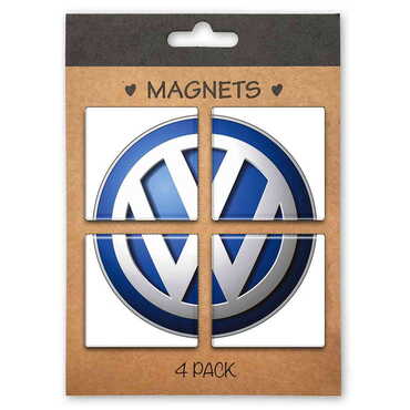 Promotional Epoxy Dome Souvenir Fridge Magnet Set of 4 pcs 40x40 mm each - Myros