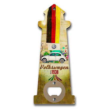 Promotional Lighthouse Shaped Printed MDF Wooden Bottle Opener 188x77 mm - Thumbnail