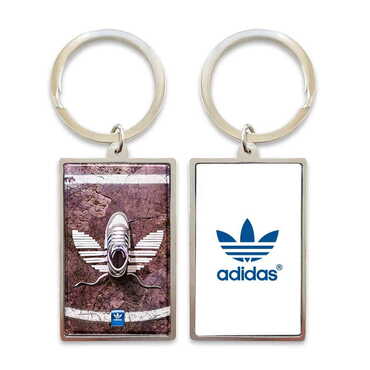 Promotional Metal Big Rectangle Keychain 32x88 mm - Thumbnail