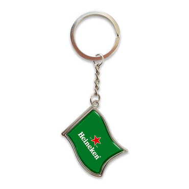 Promotional Metal Flag Shaped Keychain 40x105 mm - Thumbnail