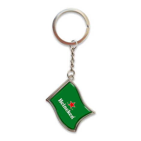 Promotional Metal Flag Shaped Keychain 40x105 mm