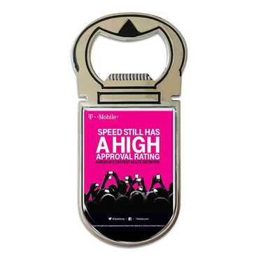 Promotional Metal Magnetic Opener 40x90 mm - Thumbnail