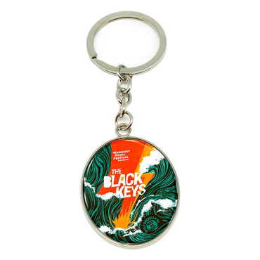 Promotional Metal Oval Keychain 35x105 mm - Thumbnail