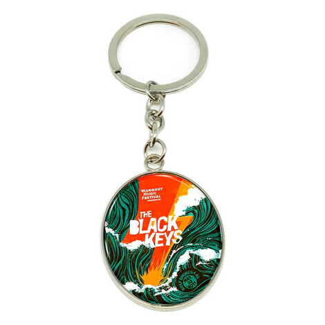 Promotional Metal Oval Keychain 35x105 mm