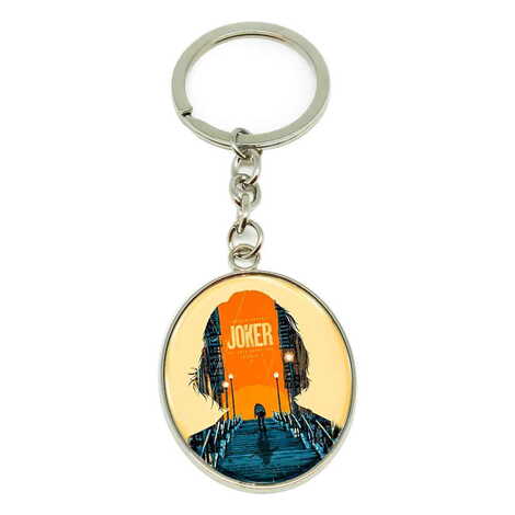 Promotional Metal Oval Keychain 35x105 mm