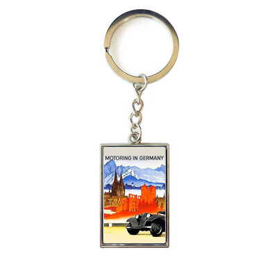 Promotional Metal Rectangle Keychain 30x100 mm - Thumbnail