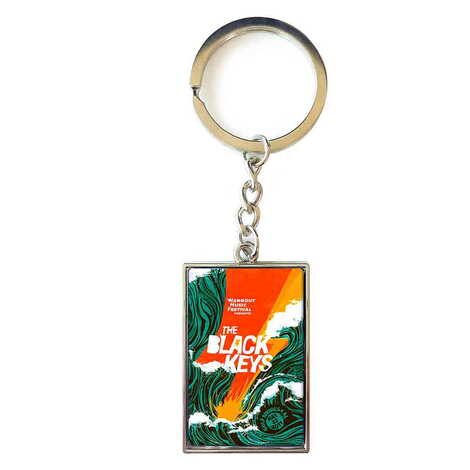 Promotional Metal Rectangle Keychain 30x100 mm