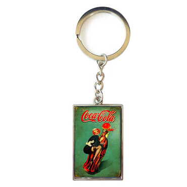 Promotional Metal Rectangle Keychain 30x100 mm - Thumbnail