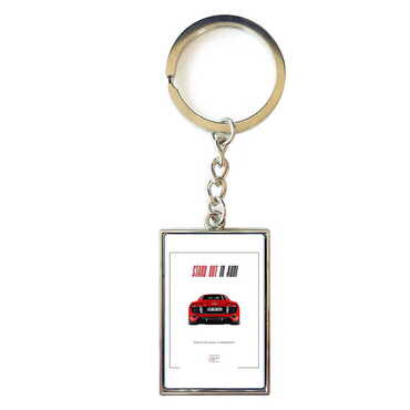 Promotional Metal Rectangle Keychain 30x100 mm - Thumbnail